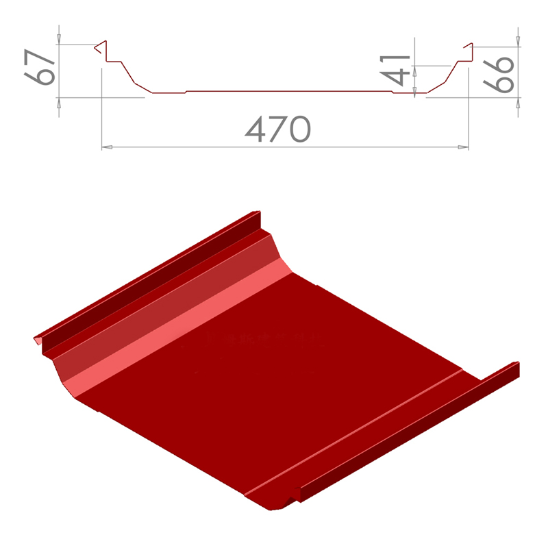 HV65-470暗扣式屋面板YX65-470彩鋼瓦